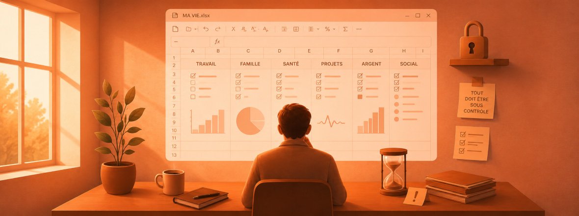 Ma vie est un tableau Excel ! Comment lâcher prise et arrêter de tout vouloir contrôler ?