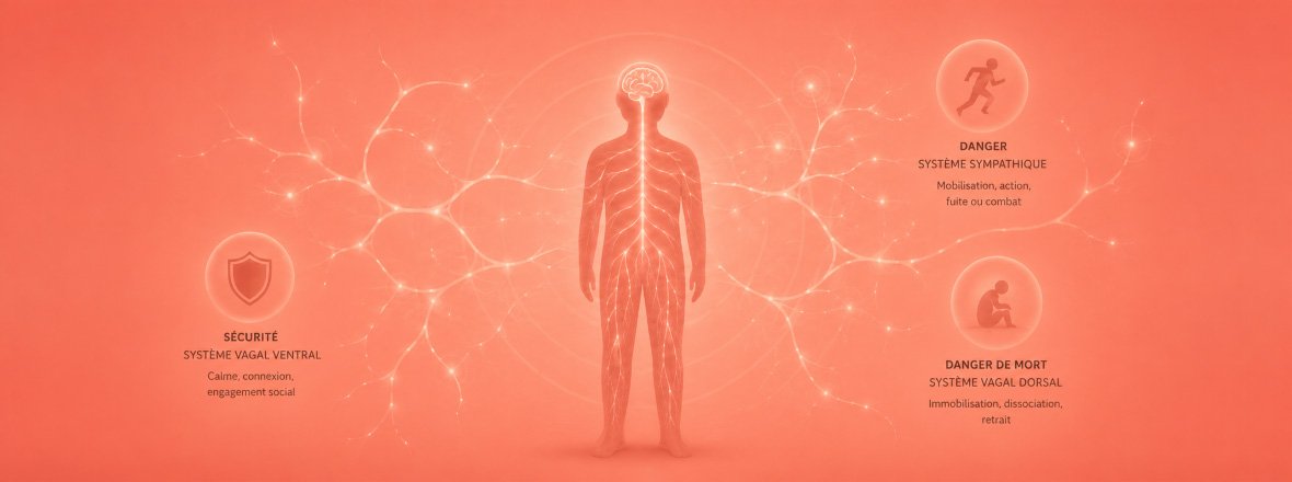 La théorie polyvagale, un voyage au cœur de notre système nerveux.